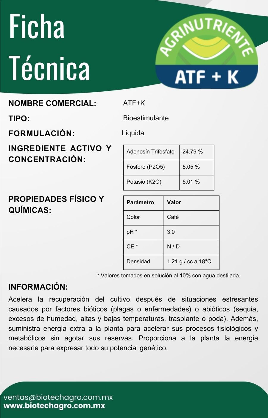 ATF + K