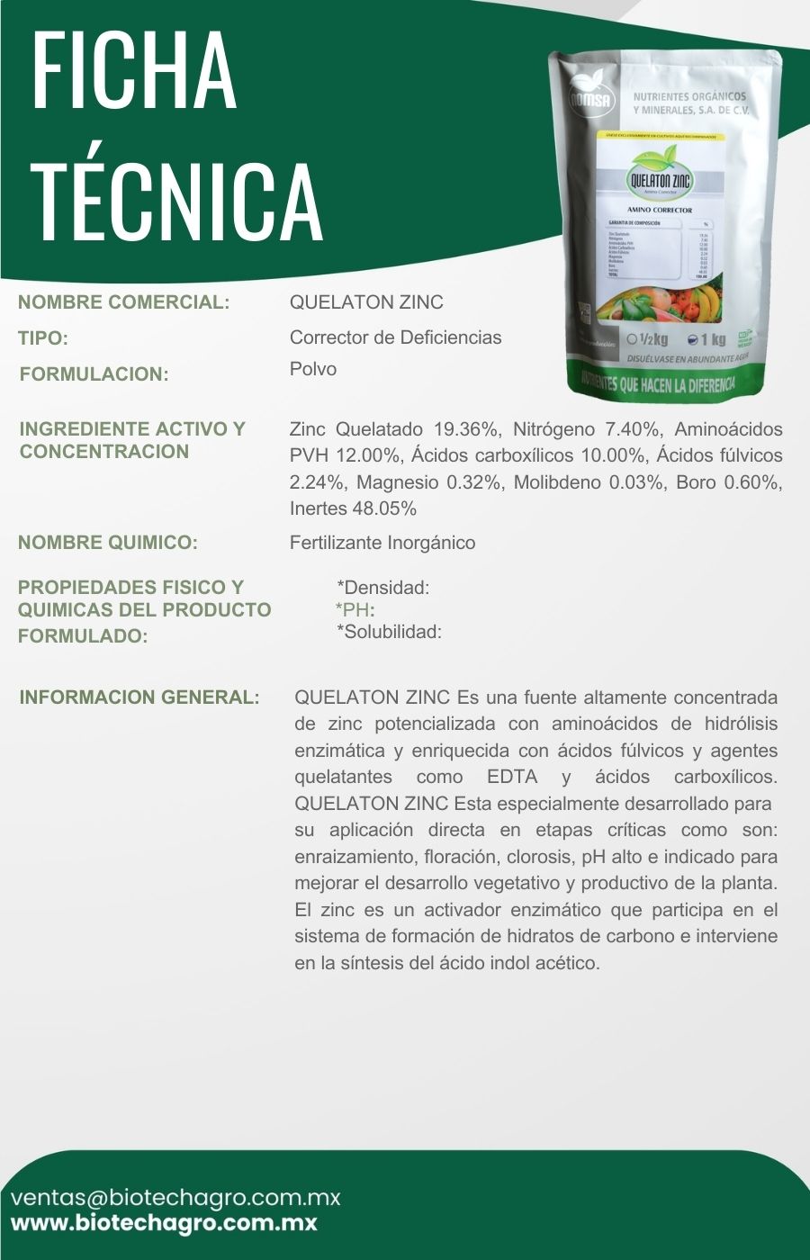 QUELATON ZINC