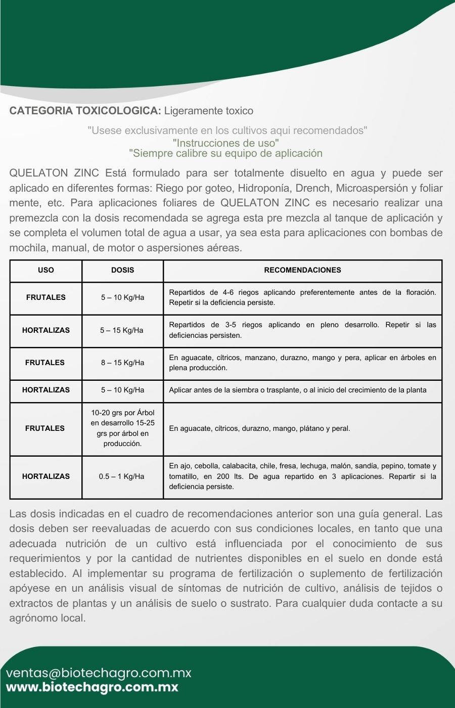 QUELATON ZINC