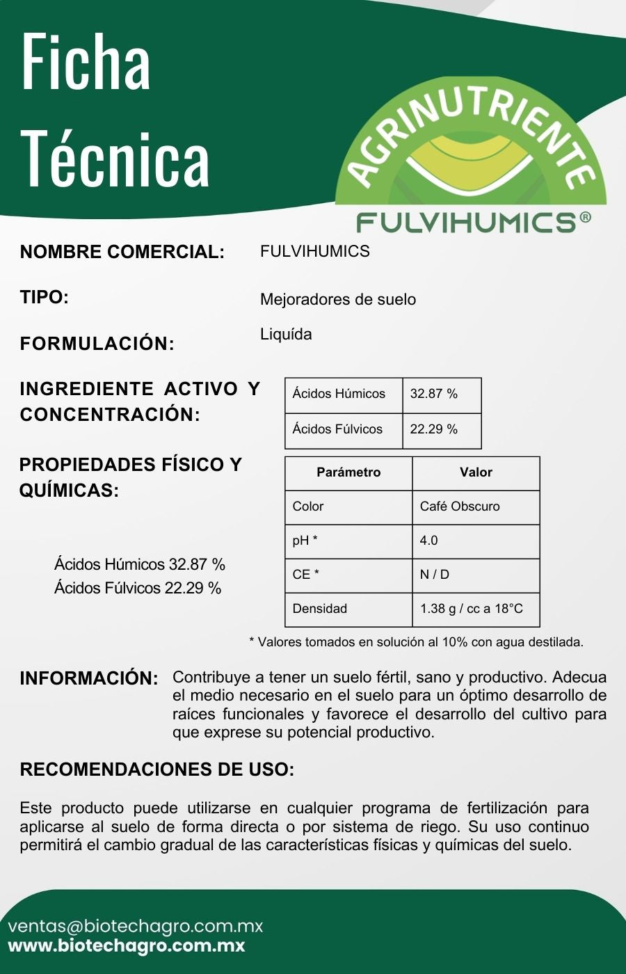 FULVIHUMICS